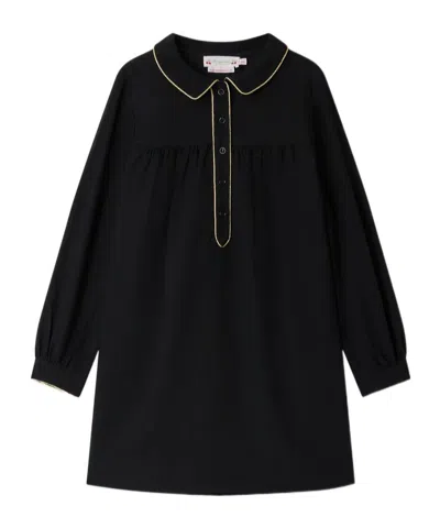 BONPOINT BONPOINT DOROTHÉE PIPED COLLAR DRESS