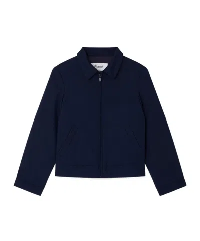 Bonpoint Long Sleeve Jacket In Blue