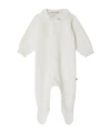 Bonpoint Long Sleeve Jumpsuit In White