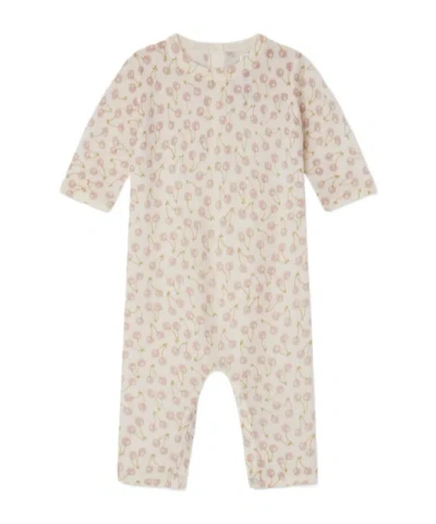 Bonpoint Long Sleeve Jumpsuit In White