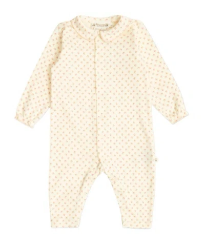 Bonpoint Kids' Long Sleeve Jumpsuit In Yellow