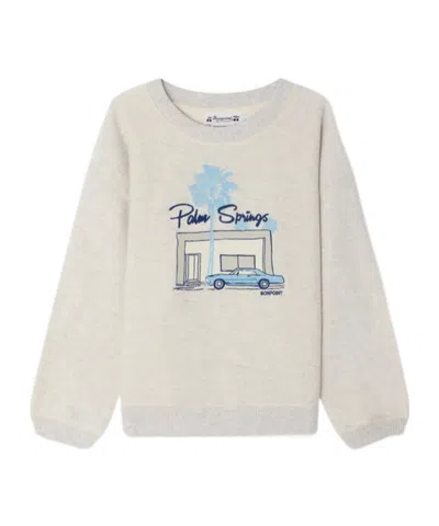 Bonpoint Long Sleeve Sweatshirt In Gray