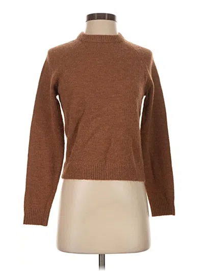 Pre-owned Bonpoint Long Sleeve Turtleneck In Brown