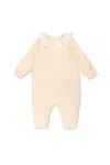 Bonpoint Long-sleeved Jumpsuit In Nude