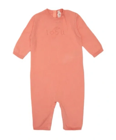 Bonpoint Long-sleeved Jumpsuit In Pink