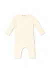 Bonpoint Baby Georgia Floral Cotton Jumpsuit In White