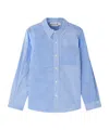 Bonpoint Light Blue Tango Striped Shirt In Blue