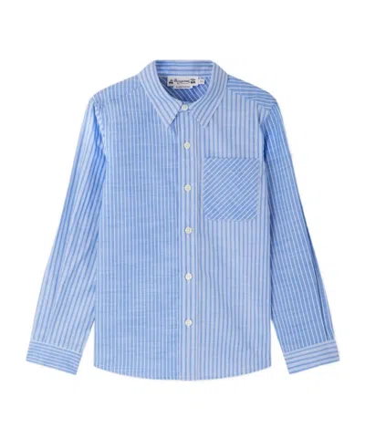 BONPOINT BONPOINT TANGO STRIPED PATCHWORK SHIRT