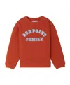 Bonpoint Tonino Logo-embroidered Sweatshirt In Brown