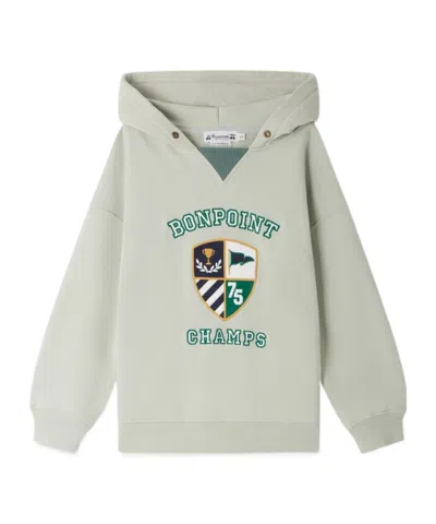 Bonpoint Long-sleeved Sweater In Green