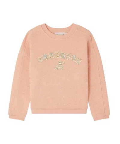 Bonpoint Long-sleeved Sweater In Nude