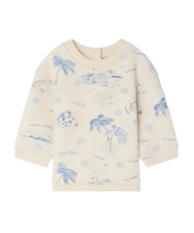 Bonpoint Kids' Long-sleeved Sweatshirt In Neutral