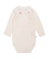 Bonpoint Long-sleeve Bodysuit In White