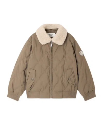 Bonpoint Long-sleeve Casual Jacket In Animal Print