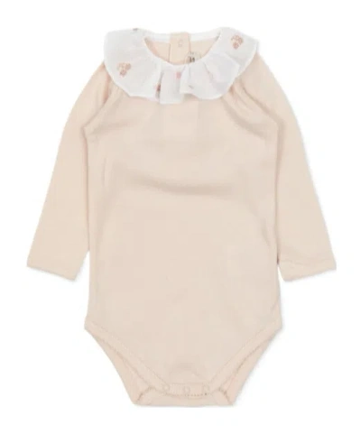 Bonpoint Long-sleeved Bodysuit In Neutral