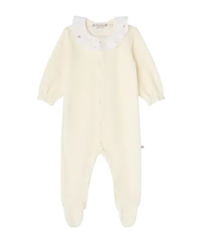 Bonpoint Long-sleeved Bodysuit In Neutral