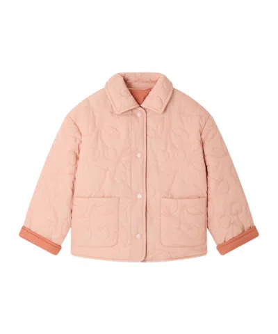 Bonpoint Long-sleeved Padded Jacket In Pink