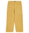 Bonpoint Looping Corduroy Straight Pants In Yellow