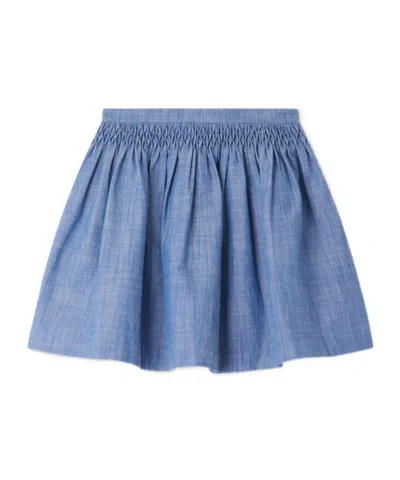 Bonpoint Loose Waist Skirt In Blue
