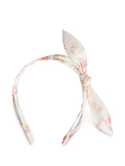 Bonpoint Lorette Floral-print Headband In Neutral