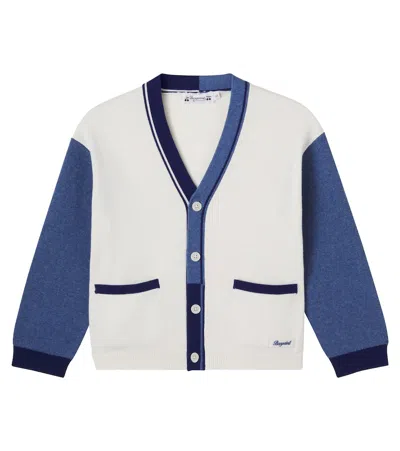 Bonpoint Kids' Loris Cotton And Cashmere Cardigan In Multi