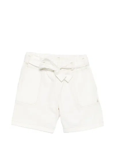 Bonpoint Kids' Lorrie Drawstring Shorts In White