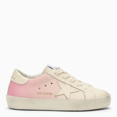 Bonpoint Low Strawberry Leather Trainer In Pink