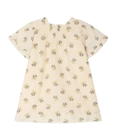 Bonpoint Lucie Floral-print Dress In White