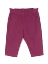 Bonpoint Luciole Cotton Trousers In Purple