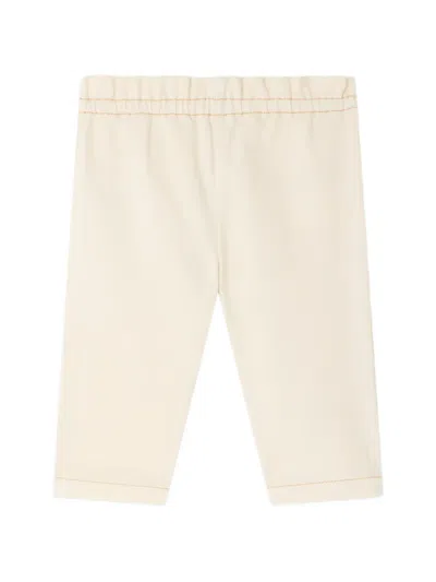 Bonpoint Babies' Luciole Embroidered Trouser Sets In Neutral