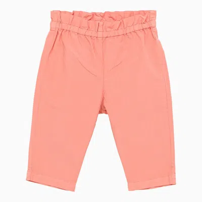 Bonpoint Luciole Terracotta Cotton Trousers In Pink