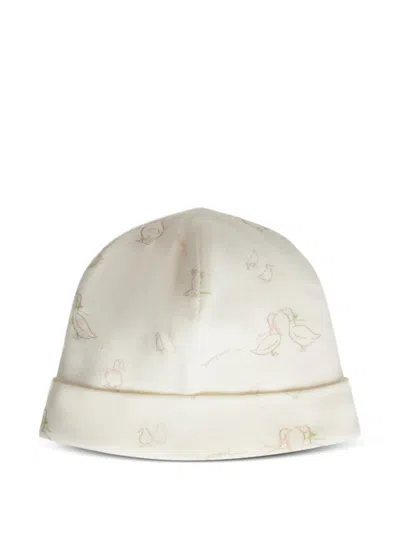 Bonpoint Babies' Lyann Printed Beanie Hat In White