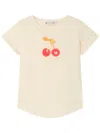 Bonpoint Aada Cherry-print T-shirt In Nude