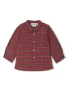 Bonpoint Malo Plaid Shirt In Red