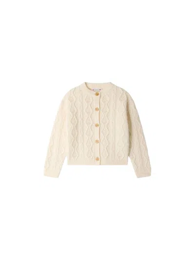 Bonpoint Kids' Marella Cardigan In Neutral