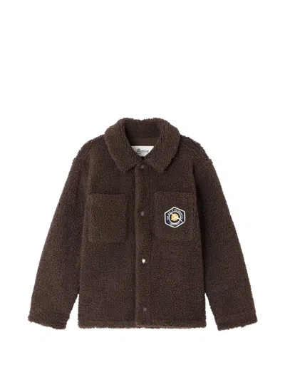 Bonpoint Kids' Markel Fleece Jacket In Brown