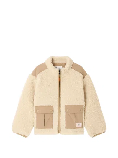 Bonpoint Kids' Marley Bomber Jacket In Neutral