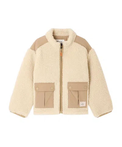 Bonpoint Marley Faux Fur Jacket In Neutral