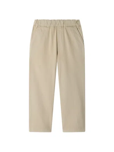 Bonpoint Kids' Maurice Casual Trousers In Brown