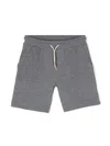 Bonpoint Mélange-effect Track Shorts In Grey