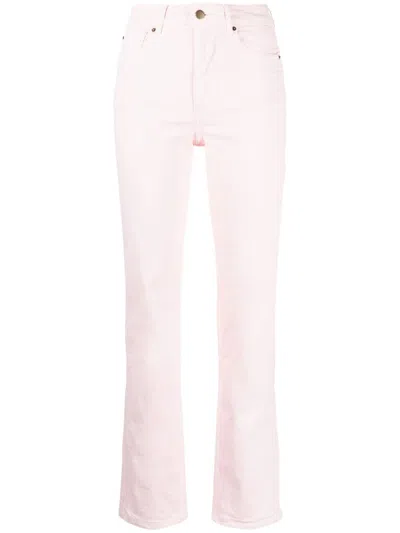 Bonpoint Mid-rise Straight-leg Jeans In Pink