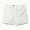 BONPOINT MILK-WHITE LINEN ACADEMY SHORT