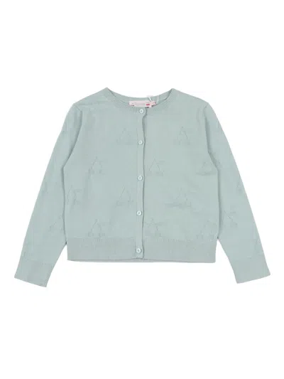Bonpoint Mini Cardigan In Green Celadon