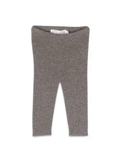 Bonpoint Mini Cashmere Leggings For Baby Girls In Brown