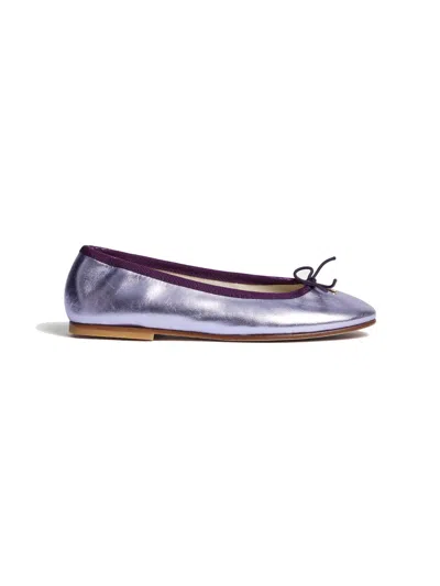 Bonpoint Mini Dancer Loafers For Girls In Purple