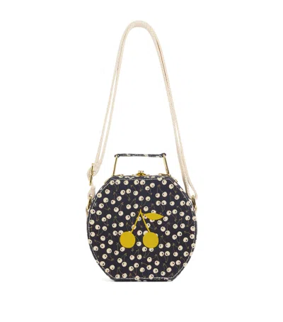 Bonpoint Kids' Mini Jadore Satchel Bag In Blue