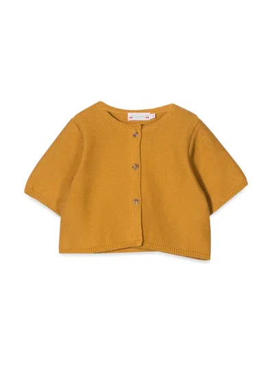 Bonpoint Mini Jumpsuit For Girls In Yellow