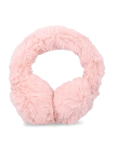 Bonpoint Mini Mailina Plush Faux Fur Earmuffs For Girls In Pink