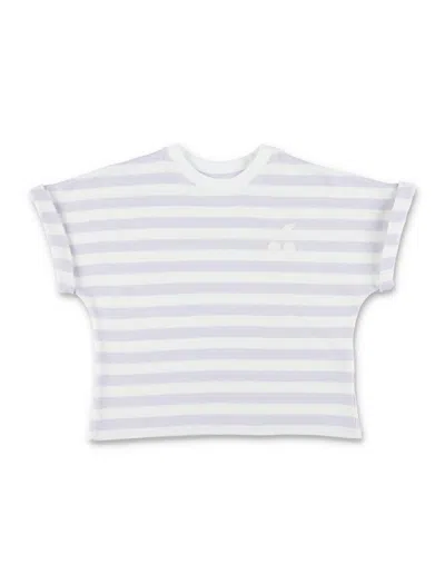 Bonpoint Mini Striped Relaxed Fit T-shirt In Blue