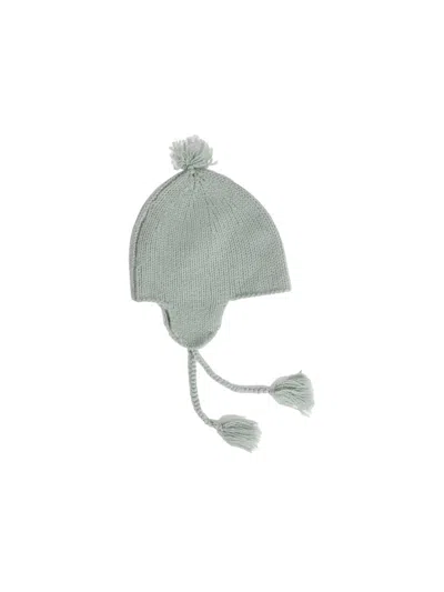 Bonpoint Mini Wool Beanie Hat In Blue